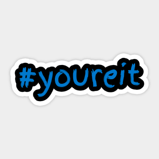 Hashtag You're It Sticker